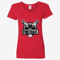 Ladies' Heavy Cotton™ V-Neck T-Shirt Thumbnail