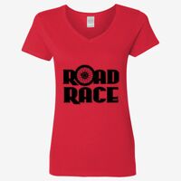 Ladies' Heavy Cotton™ V-Neck T-Shirt Thumbnail